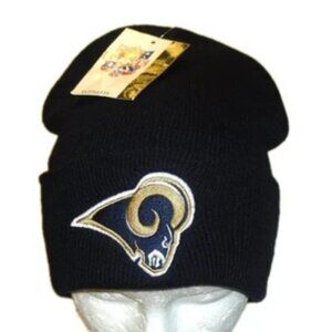 Los Angeles Rams Blue Color Mens Adult Cuff Beanie Winter Hat New Tags Nfl